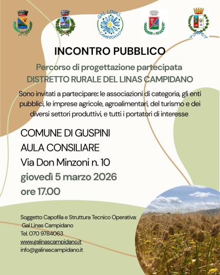 Incontro pubblico Distretto Rurale 1